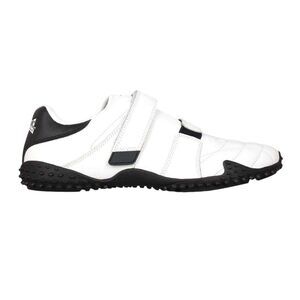 Lonsdale Mens Fulham Leather Sneakers / White/Navy
